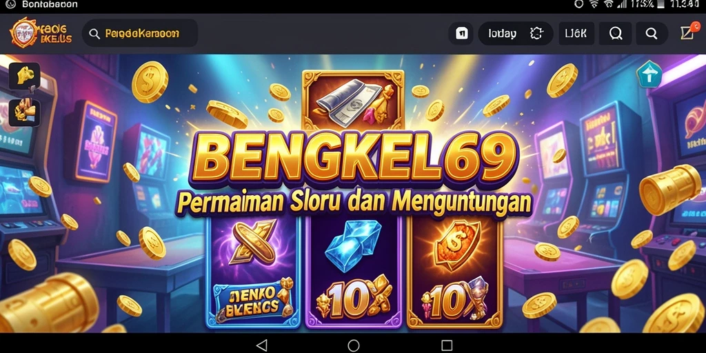 Tampilan menarik dari gameplay BENGKEL69 yang seru dan menguntungkan.