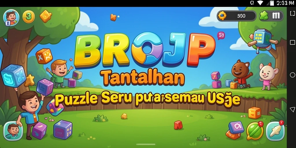 Screenshot <strong>BROJP</strong> yang menampilkan gameplay Puzzle yang mendebarkan.