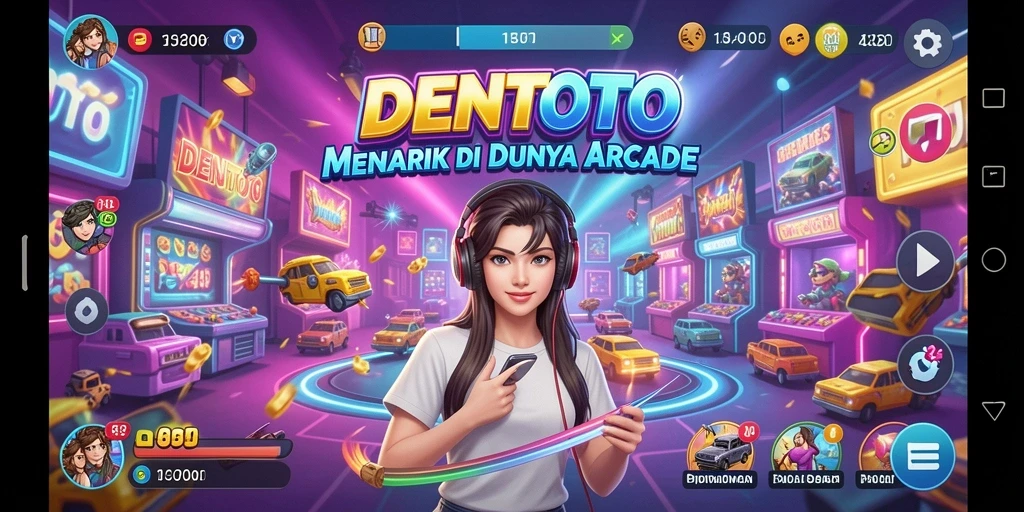 Tampilan gameplay DENTOTO yang seru dan menantang.
