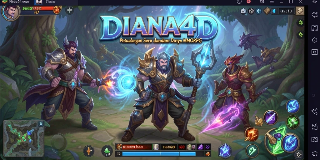 Tangkapan layar dari gameplay seru DIANA4D yang menampilkan petualangan epic.