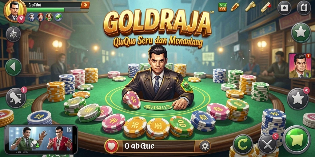 Screenshot gameplay QiuQiu yang penuh aksi dan seru.