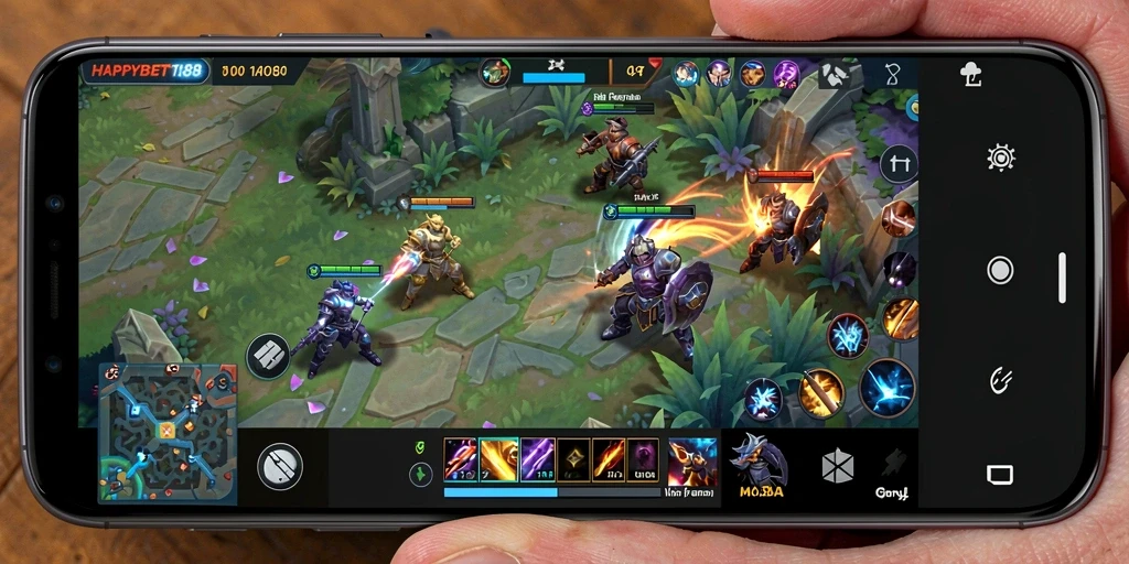 Tampilan gameplay seru dari HAPPYBET188 yang penuh strategi dan pertarungan intens.