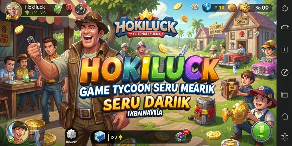 Screenshot HOKILUCK menampilkan pengalaman gameplay Tycoon yang seru.