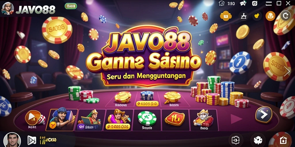 Tampilan gameplay Kasino yang menakjubkan di JAVO88.