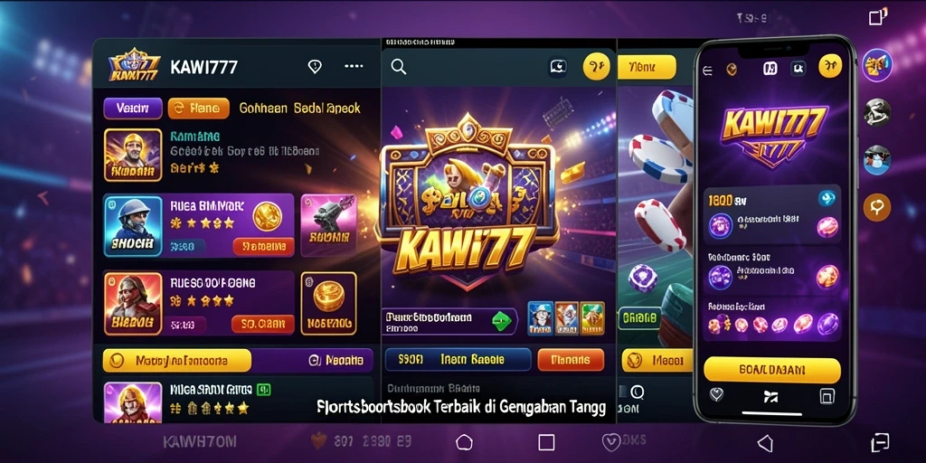Tampilan menarik dari gameplay KAWI777 dalam taruhan olahraga.