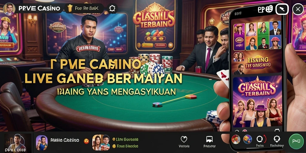 Tampilan gameplay Live Casino yang menarik di PP88.