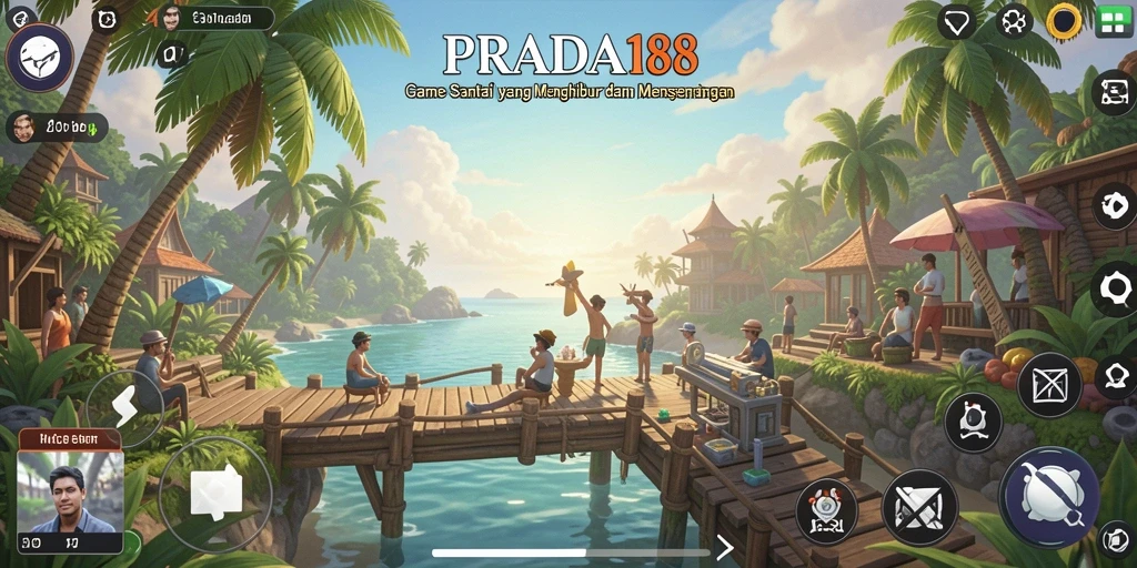 Tampilan gameplay PRADA188 yang ceria dan menghibur.