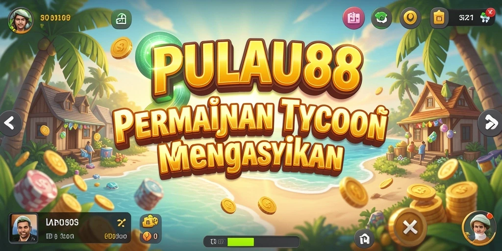 Tangkapan layar gameplay PULAU88 menampilkan suasana pulau yang cerah dan menarik.