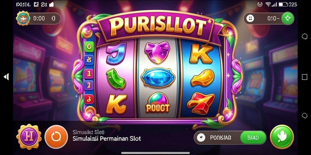 Tampilan gameplay PURISLOT yang seru dan mengasyikkan.