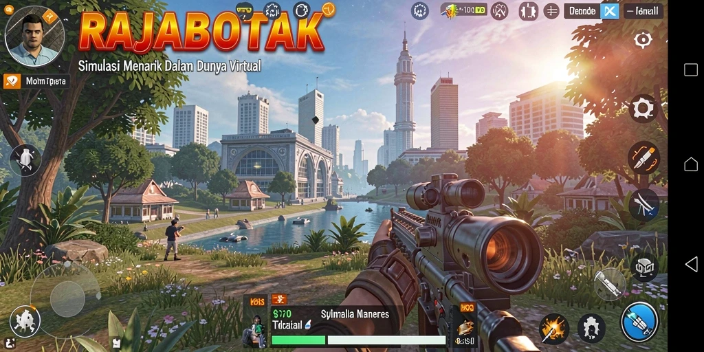 Tampilan screenshot RAJABOTAK yang menampilkan gameplay Simulation yang seru.