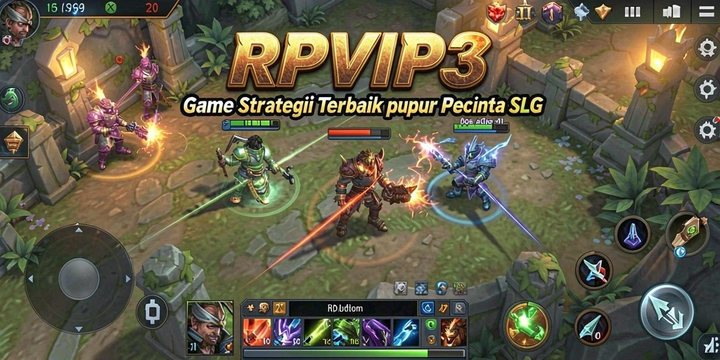 Tangkapan layar gameplay RPVIP3 menampilkan strategi dan interaksi pemain.