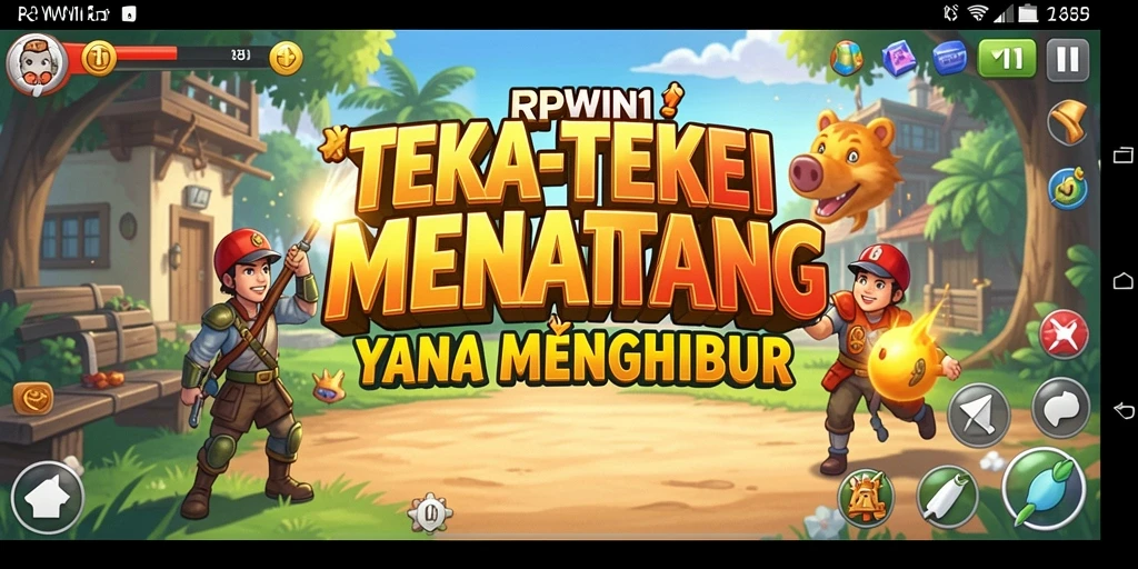 Screenshot menunjukkan gameplay seru dari RPWIN1 dengan teka-teki menantang.