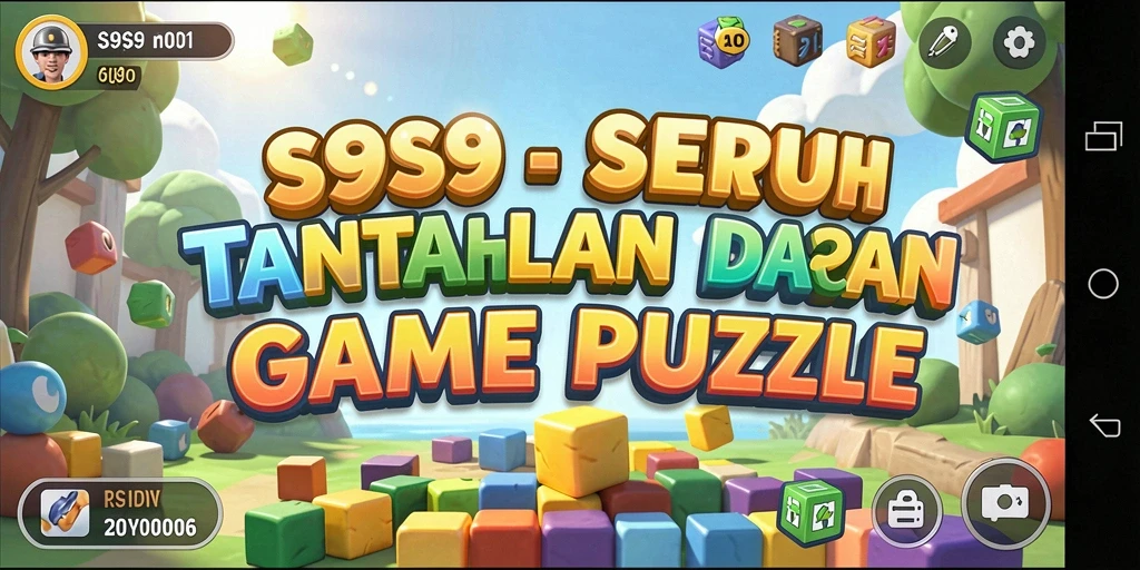 Tampilan gameplay seru dari S9S9 yang penuh teka-teki.