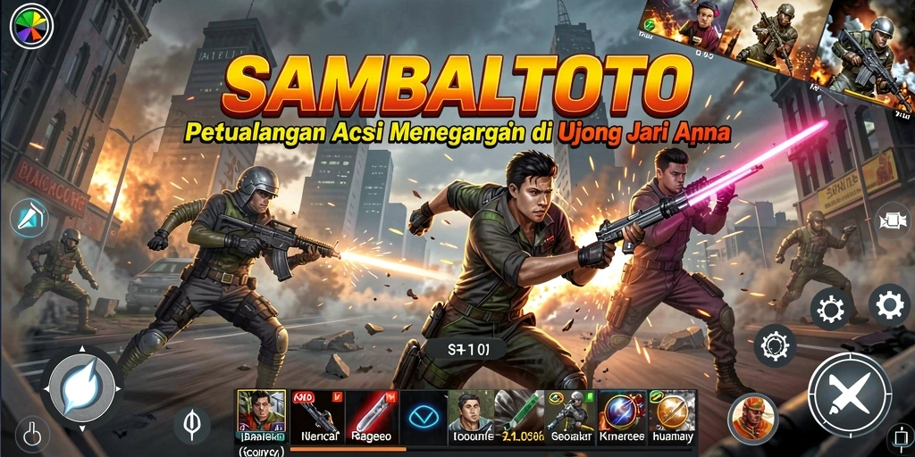 Screenshot gameplay SAMBALTOTO menampilkan aksi mendebarkan dan grafis tajam.