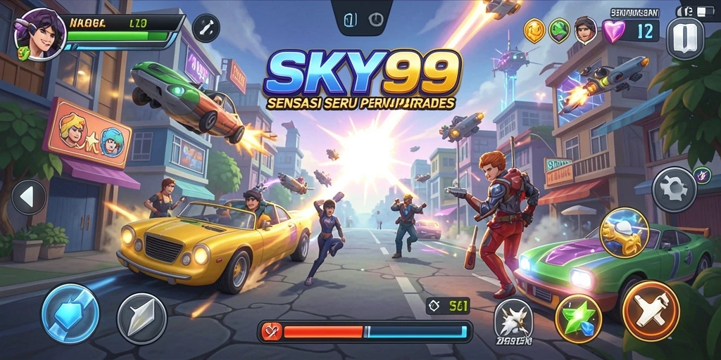 Tampilan gameplay menarik dari SKY99 yang penuh aksi dan seru.