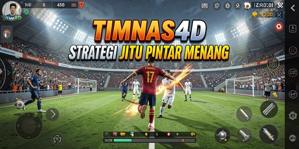 Tampilan gameplay strategi yang menegangkan dalam TIMNAS4D.