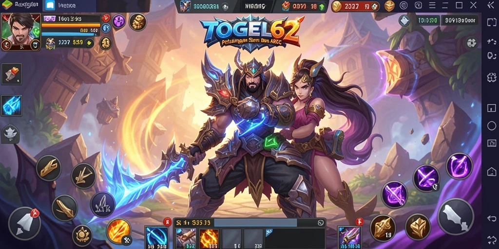 Screenshot gameplay TOGEL62 yang menegangkan dan seru.