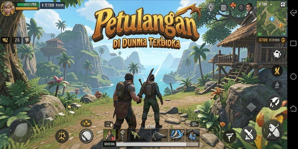 Tampilan gameplay seru dari dunia terbuka VT789.