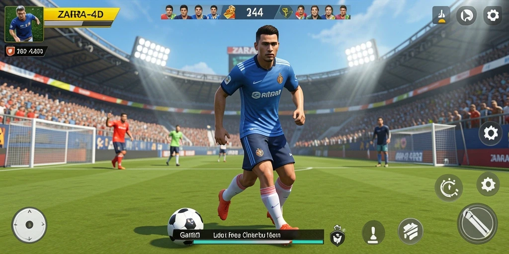 Gameplay ZARA4D dengan aksi olahraga penuh adrenaline.