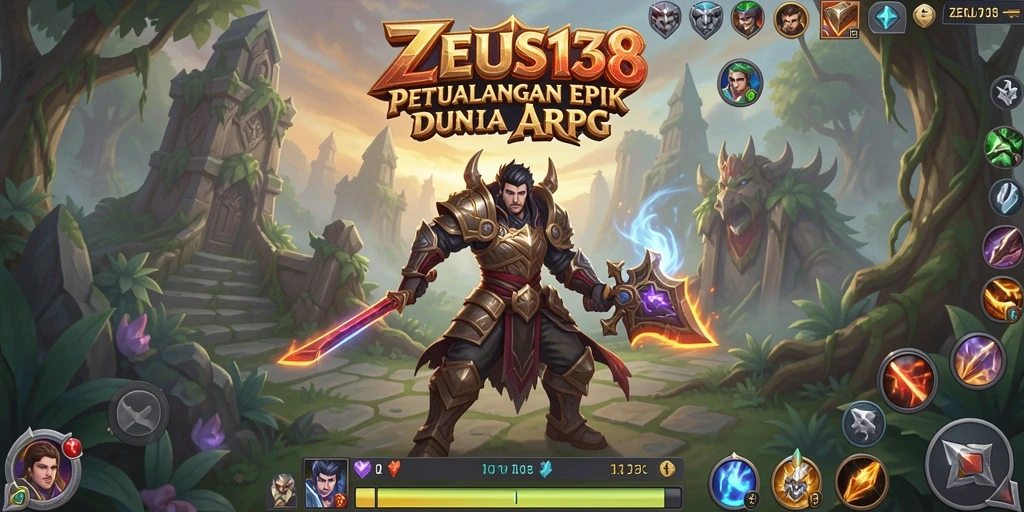 Tampilan gameplay seru dalam dunia ARPG yang menantang.